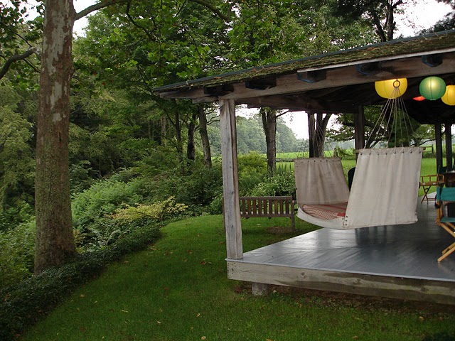 Porch Hammock & View